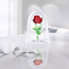 Swarovski Crystal Disney Beauty And The Beast Enchanted Rose Crystal Classics