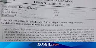 Pertanyaan esai dan karya ilmiah 3. Heboh Ujian Sd Berisi Soal Tentang Atta Halilintar Ini Penjelasan Kepala Dinas Halaman All Kompas Com