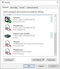 In sound card application settings (realtek hd audio manager, realtek audio console): The Well Tempered Computer