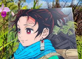 Demon Slayer inspired acrylic art