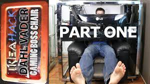 Angled side panels flank the sides of the chair's high back. Ikea Hack Diy Gaming Home Theatre Workstation Boss Chair Part1 Youtube