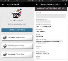 The ballot was missing an important. Check Your Voting Station And Saluran On The Myspr App For Ge14
