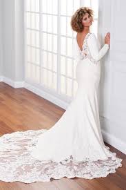 Lace wedding dress mermaid wedding dress see through wedding dress,wd013. Fit And Flare Wedding Dresses Martin Thornburg