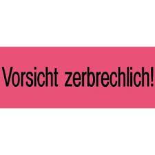 Die gut sichtbaren kostenlosen warnhinweis sorgen dafür dass ihr paket umschlag oder ihre versandrolle sicher das ziel erreicht. Warnetiketten Gunstig Kaufen Bottcher Ag