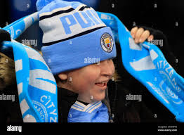 Young manchester city fan hi-res stock photography and images