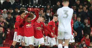 12:30pm, saturday 14th august 2021. Manchester United 1 0 Leeds United U18s Highlights As Dillon Hoogewerf Header Wins Fa Youth Cup Tie Manchester Evening News