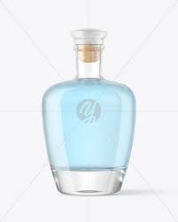 Download Clear Glass Bottle With Alcohol Drink Mockup In Bottle Mockups On Yellow Images Object Mockups PSD Mockup Templates
