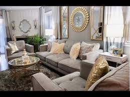 Redecorating For Under 2 800 Glam Living Room Tour Part 1 Youtube Gold Living Room Decor Glam Living Room Decor Living Room Grey