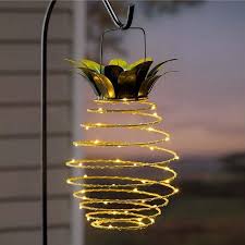Pin By Manish On 3d Lanterns Decor Pineapple Decor Solar Hanging Lanterns