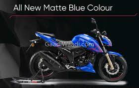 The tvs apache 160 will come with the matte blue edition that produces a decent look. Updated Tvs Apache Rtr 200 4v Launched With 3 Ride Modes Priced At Rs 1 31 Lakh