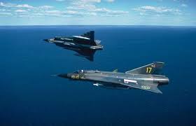 Draken offers airborne adversary support (red air), joint terminal attack controller. Saab J 35 Draken Community Facebook