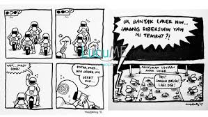 Saking populernya, banyak netizen membuat cerita lucu banget tentang mukidi, namun dengan versi mereka sendiri. 20 Komik Strip Lucu Kekinian Ini Bikin Ngakak Sampai Mules