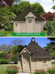 Palmako Grillkota Modell Eva 8 7 M Pav44 3833 Grillplatz Im Garten Gartenhaus Dachflache