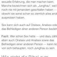 Focus online geht der frage auf den grund. Bin Ich Trotz Sexuellen Missbrauchs Noch Jungfrau Sex Bibel Sexueller Missbrauch