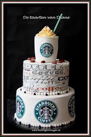 A starbucks coffee dessert bar with a coffee bar and starbucks cake pops and a lot of desserts! Would You Like A Cup Of Coffee Starbucks Cake Starbucks Birthday Crazy Cakes