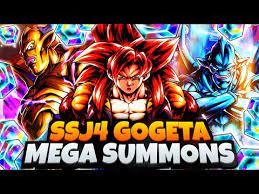 Le pull più hype del 2021! Epic 20k Summons On Lf Ssj4 Gogeta Banner Dragon Ball Legends 3rd Year Anniversary Youtube