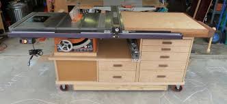 Table Saw Work Station Woodworking Table Saw Woodworking Table Saw