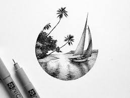 1001 Photos De Dessin Noir Et Blanc Qui Vont Vous Aider A Ameliorer Votre Technique Dessin Noir Et Blanc Dessin Paysage Noir Et Blanc Photo Dessin
