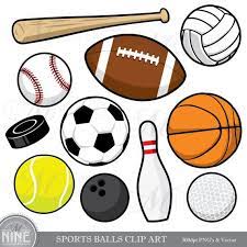 Sports Balls Clip Art Sports Balls Clipart Downloads Sports Party Sports Theme Sports Scrapbook Clipart Vector Sports In 2021 Sports Balls Clip Art Sports Theme