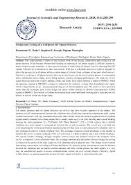 I doubt that the author has verified detector operation above 10 ghz. Pdf Design And Testing Of A Cellphone Rf Signal Detector Emmanuel Gbenga Dada Academia Edu