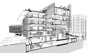 The University Of Queensland S Advanced Engineering Building By Richard Kirk And Hassell Architectural Section Architecture Elevation Architecture Building