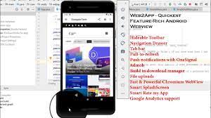 Android webview is a system component powered by chrome that allows android apps to display web content. Webview App For Android With Push Notification Admob Convert Website Into App Youtube