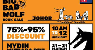Official big bad wolf id. Big Bad Wolf Sale Johor From 21 To 31 March 2019 Aku Sis Lin