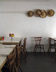 Restaurant Visit Rochelle Canteen In London Remodelista Ercol Chair Kitchen Chair Cushions Restaurant Chairs