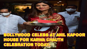 Bollywood Celebs At Anil Kapoor House For Karwachauth Celebration Today Bollywood Celebrities Celebs Celebrities