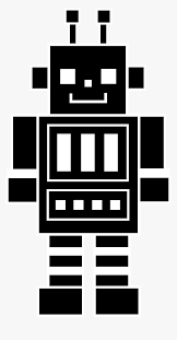 You could find here all the outline images of people, nature, animals, birds, fishes, objects, etc. Robot Images Free Cliparts Robot Black And White Clip Art Hd Png Download Transparent Png Image Pngitem