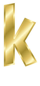 In a pure form, it is a bright, slightly reddish yellow, dense, soft, malleable, and ductile metal. Gold Letter K