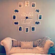 Time Spent Together Worth Every Second Wall Words Family Wall Decals Stickers Wall Decor Master Wall Decor Bedroom Master Bedroom Wall Decor