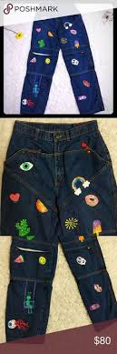 26 Jean Pocket Paintings Ideas Painted Jeans Jean Pockets Painted Denim 57 craft ideas using old denim jeans. painted jeans jean pockets painted denim