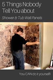 5 Things Nobody Tells You About Shower Tub Wall Panels Shower Wall Panels Diy Tile Shower Shower Tub