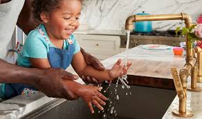 You can bath your baby as your baby size or as long as your baby fits in the sink and once he/she outgrows shift to the regular bathtub or big bathtub. How To Teach Your Child How To Wash Their Hands Lovevery