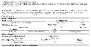 Once the employer has hired a minor, they must do the following: Work Permits Print Reports Aeries Software