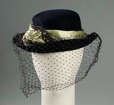 Maker John Frederics American 1929 1948 Manufacturer Textile Merrimac Hat Corp Date 1948 Culture Hats Victorian Hats Hat Designs