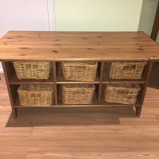 Delivery options in our coverage area: Find More Ikea Leksvik Coffee Table W 6 Baskets Refinishing Project For Sale At Up To 90 Off