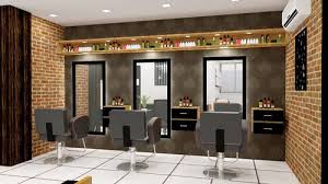 Main task for designers was to fit in all the service areas in quite a limited space, what they were able to achieve with the layout of the interior. Salon Interior Design Beauty Parlor Designing Beauty Parlour Interior Work Salon Designing Parlour Interior Design Parlour Interior Designing Service In Karelibaug Vadodara Kedar Designs Id 20388180233