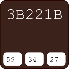 Dark Chestnut 3b221b Hex Color Code