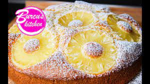 Die eier mit dem zucker schaumig schlagen. Kokos Ananas Kuchen Rezept Pineapple Cake Recipe Youtube