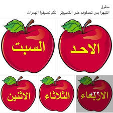 وسائل تعليمية مبتكرة On Instagram بطاقات رائعه لايام الاسبوع تم اضافتها من قبل مبدعتنا الغالية المعلمة سوسن Arabic Kids Learn Arabic Alphabet Learning Arabic