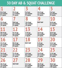 30 day ab squat challenge inspiremyworkout com a