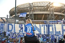 Napoli's osimhen in hospital after knock to head. Move Over St Paul Napoli Stadium To Be Named For Maradona