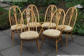 Get the best deal for kitchen abstract home décor seat cushions from the largest online selection at ebay.com. A Set Of Six Ercol Light Elm Swan Back Kitchen Dining Table Chairs Seat Cushions Armchairs Former Glory Antiques