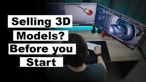 Want To Sell 3d Models Online Watch Before You Start In 2020 Things To Sell 3d Model Motion Design