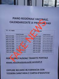 Prenotare la vaccinazione in lombardia. Attenzione Informazioni False Calendario Campagna Vaccinazioni