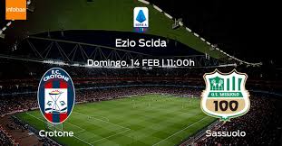Crotone is playing next match on 14 feb 2021 against sassuolo in serie a.when the match starts, you will be able to follow crotone v sassuolo live score, standings, minute by minute updated live results and match statistics.we may have video highlights with goals and news for some crotone matches. Udau9 Wrndv8am