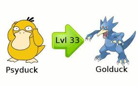 Pokemon Psyduck Evolution Chart