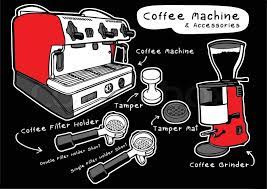 Maybe you would like to learn more about one of these? Espresso Machine And Accessories Stock Vector Colourbox